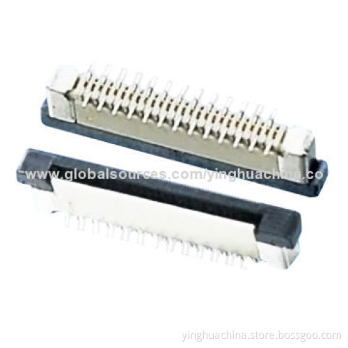 FPC/FFC Connectors, 0.5mm Pitch, Vertical Contact Normal Layout SMT with Short Pins 0.4A/50V